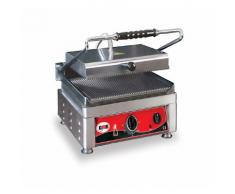 GMG - Kontaktgrill - ▲ & ▼ Gerillt - mit Grillplatten aus Gusseisen, Fettauffangschale und Temperaturregelung 50° - 300° C
