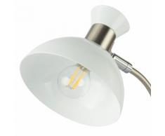 LED Retro Tisch Lampen weiß Wohn Arbeits Zimmer Spot Leuchte verstellbar im Set inkl. Leuchtmittel