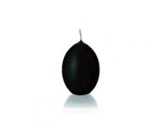 Kerzen Maxi Eikerzen glatt getaucht Schwarz, 140 x 100 mm, 6 Stück