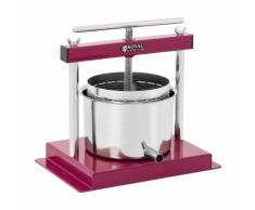 Royal Catering Obstpresse - Edelstahl - 3 l - inkl. Auffangtopf mit Auslaufrohr