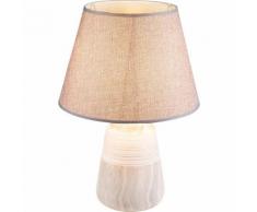 Einladende 1-flg Tisch Leuchte Lampe Arbeitszimmer Keramik Globo JEREMY 21644T1