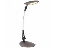 9 Watt LED Schreib Tisch Büro Arbeitszimmer Leuchte Lese Chrom Lampe flexo Schalter Globo 58129