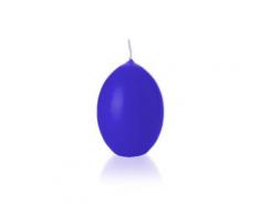 Kerzen Maxi Eikerzen glatt getaucht Royalblau, 140 x 100 mm, 6 Stück