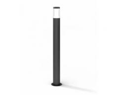 Kiom Led Wegeleuchte Leano 90cm dunkelgrau 8W 3000K IK08 10810