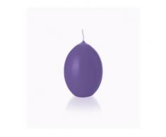 Kerzen Maxi Eikerzen glatt getaucht Lila, 140 x 100 mm, 6 Stück