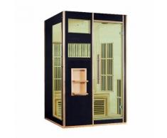 Designer Sauna Andenes in schwarz Infrarotkabine Infrarotsauna