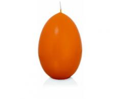 Aprikose Osterei Kerzen glatt 120 x 75 mm, 6 Stück