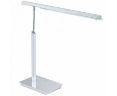 Luxus LED Tisch Leuchte Alu Glas Lese Lounge Lampe verstellbar weiß EEK A+ Eglo 90768