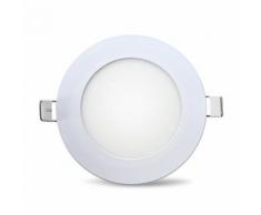 5x 6W LED Panel Einbaustrahler Spot Einbauleuchte Warmweiß 3000K 350 Lumen Deckenleuchte Rund