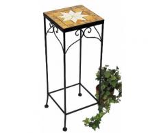 Blumenhocker Merano Mosaik 12012 Blumenständer 54 Hocker Eckig Beistelltisch