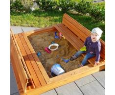 weka Sandkasten 196 B mit Abdeckung, 140x140 cm