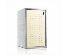 Paul Wolff Mülltonnenbox SILENT Trend Reinweiß 1er Box Mülltonnenverkleidung, 240 L, Veronarot