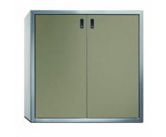 Paul Wolff Mülltonnenbox SILENT Trend Perlbeige 2er Box Mülltonnenverkleidung, 120 L, Perlgrau
