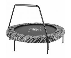 EXIT Tiggy junior Trampolin mit Bügel ø140cm - schwarz/grau