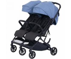 Buggy Geschwisterwagen Twin-Easy Fold, blau