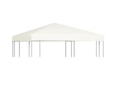 vidaXL Pavillondach 310 g/m² 3x3 m Cremeweiß