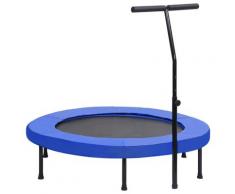vidaXL Fitness Trampolin mit Griff und Sicherheitspolster 122 cm