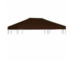 vidaXL Pavillondach 310 g / m² 3x4 m Braun
