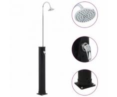 vidaXL Solardusche Schwarz 214 cm 20 L