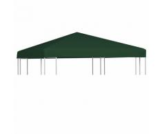 vidaXL Pavillondach 310 g/m² 3x3 m Grün