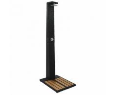 vidaXL Gartendusche Poly Rattan WPC