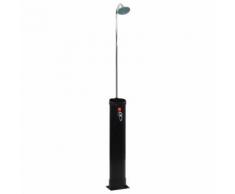 vidaXL Solardusche Schwarz 214 cm 18 l