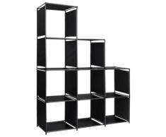 vidaXL Stufenregal 130×45×170 cm Stoff