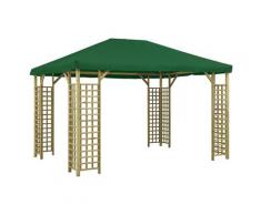 vidaXL Pavillon 4x3 m Grün