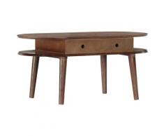 vidaXL Couchtisch 100x50x46 cm Massivholz Akazie