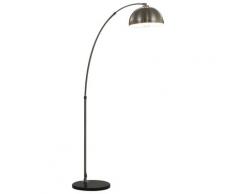 vidaXL Bogenlampe 60 W Silbern E27 170 cm
