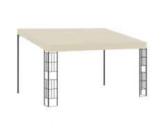 vidaXL Wand-Pavillon 3 x 4 m Cremeweiß Stoff