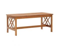 vidaXL Couchtisch 102x50x43 cm Massivholz Akazie