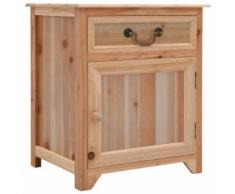 vidaXL Nachttisch Braun 40×30×50 cm Paulownia Holz