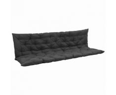 vidaXL Auflage für Hollywoodschaukel Anthrazit 200 cm Stoff