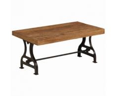 vidaXL Couchtisch Recyceltes Massivholz 100x60x40 cm