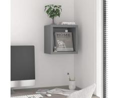 vidaXL Würfelregal Grau 37x29,5x37 cm MDF