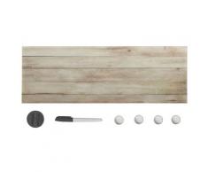 vidaXL Magnettafel Wandmontage Glas 60 x 20 cm