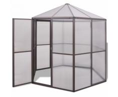 vidaXL Gewächshaus Aluminium 240×211×232 cm