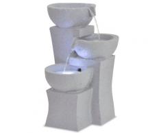 vidaXL Zimmerbrunnen mit LED-Beleuchtung Polyresin