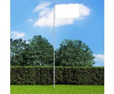 vidaXL Teleskop-Fahnenmast 4 m Aluminium