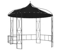 vidaXL Pavillon 300 x 290 cm Anthrazit Rund