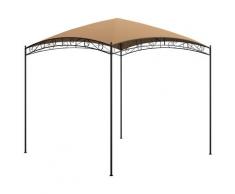 vidaXL Pavillon 3x3x2,65 m Taupe 180 g/m²