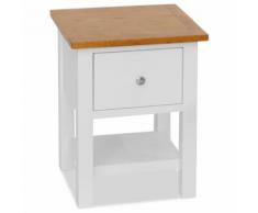 vidaXL Nachttisch 36x30x47 cm Massivholz Eiche