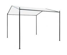 vidaXL Pavillon 3x3x2,6 m Weiß 180 g/m²