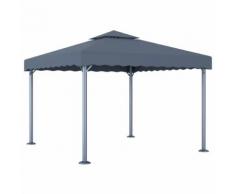 vidaXL Pavillon 300 x 300 cm Anthrazit Aluminium