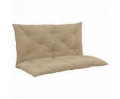 vidaXL Auflage für Hollywoodschaukel Beige 100 cm Stoff