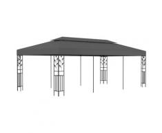 vidaXL Pavillon 3x6 m Anthrazit