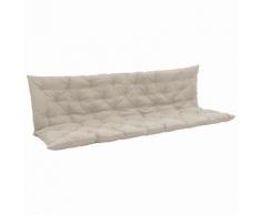 vidaXL Auflage für Hollywoodschaukel Creme 200 cm Stoff
