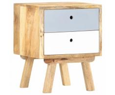 vidaXL Nachttisch 40 x 35 x 50 cm Mango Massivholz