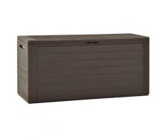 vidaXL Gartenbox Braun 116x44x55 cm